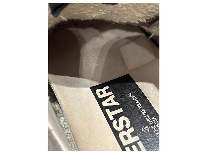 Golden Goose Superstar Sneakers Beige Grigio - vista 8