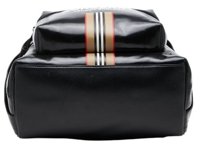 Zaino Burberry London England Logo Nero - vista 3