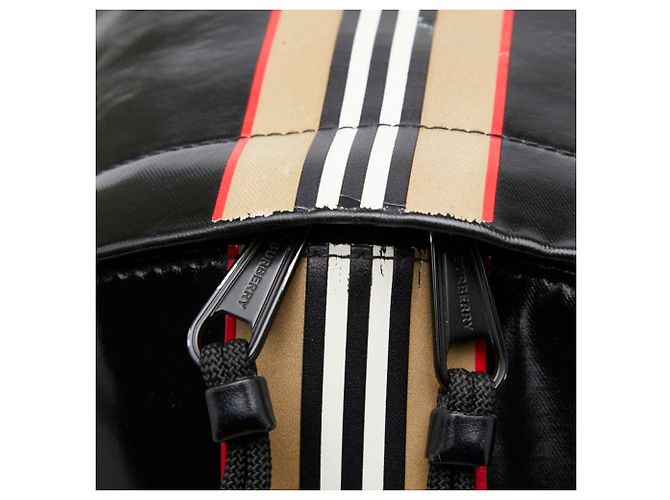 Zaino Burberry London England Logo Nero - vista 4