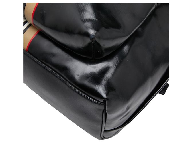 Zaino Burberry London England Logo Nero - vista 5