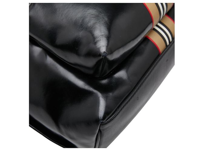 Zaino Burberry London England Logo Nero - vista 6