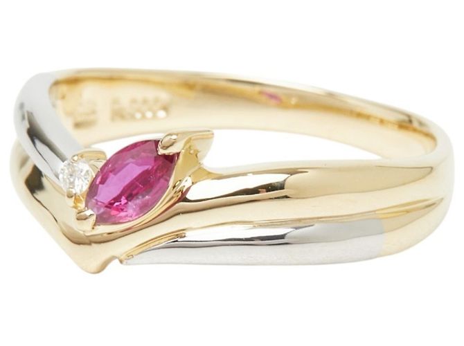 Anello Seiko con rubini e diamanti - vista 2