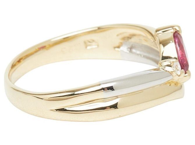 Anello Seiko con rubini e diamanti - vista 4