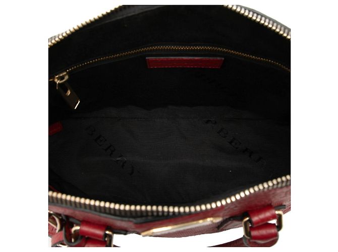 Borsa a mano e a tracolla Burberry in pelle rossa Rosso - vista 4
