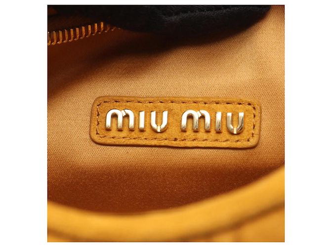 Borsa 2-Way Miu Miu Wonder Matelassé Marrone - vista 4