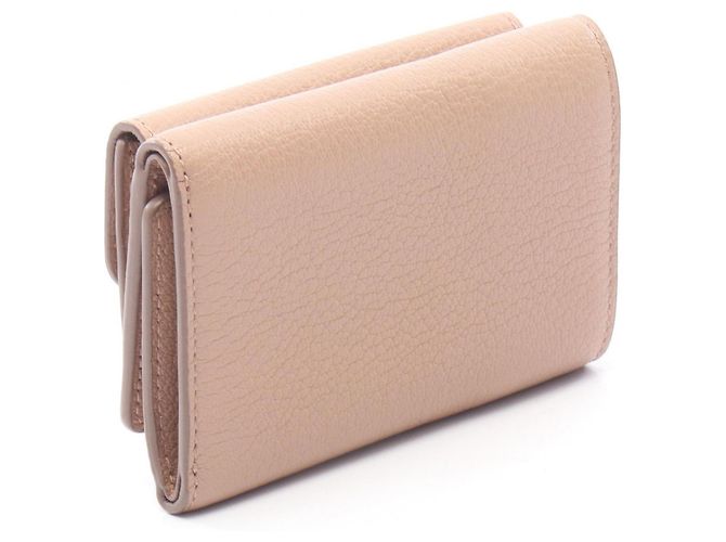 Cartera tri-fold Miu Miu Madras en Rosa - vista 2