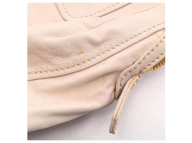 Borsa Boston Miu Miu in pelle avorio Crudo - vista 11