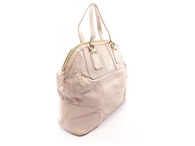 Borsa Boston Miu Miu in pelle avorio Crudo - vista 2