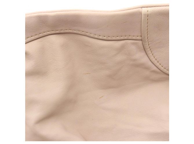 Borsa Boston Miu Miu in pelle avorio Crudo - vista 6