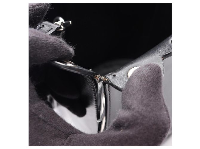 Borsa bucket Miu Miu in pelle nera Nero - vista 11
