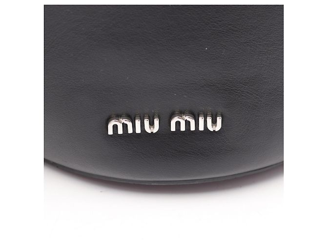 Borsa bucket Miu Miu in pelle nera Nero - vista 4
