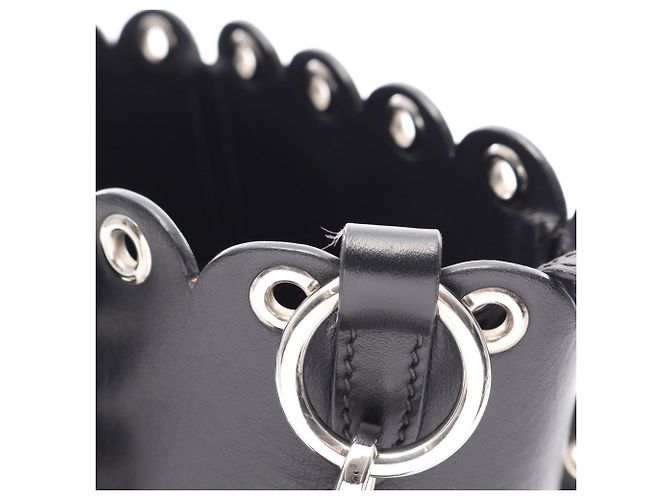 Borsa bucket Miu Miu in pelle nera Nero - vista 6