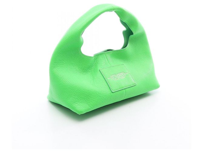 Sac Marc Jacobs Mini Leather Sack Bag Vert - vue 2
