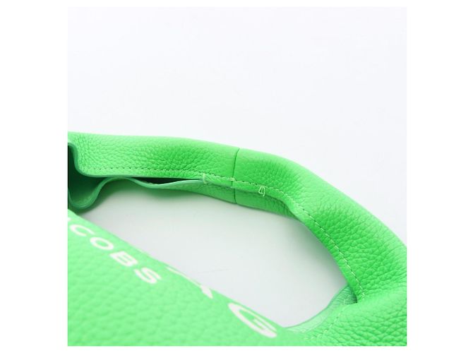 Sac Marc Jacobs Mini Leather Sack Bag Vert - vue 6