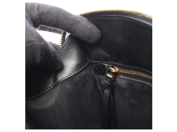Borsa a mano 2-Way Miu Miu con logo embossed Nero - vista 6