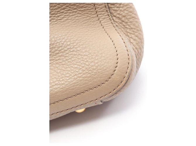 Miu Miu Vitello Caribe Handtasche Beige - Ansicht 10