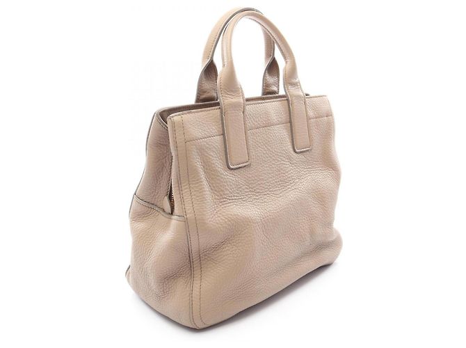 Miu Miu Vitello Caribe Handtasche Beige - Ansicht 2