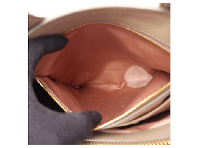 Miu Miu Vitello Caribe Handtasche Beige - Ansicht 5