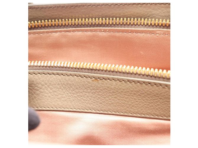 Miu Miu Vitello Caribe Handtasche Beige - Ansicht 7