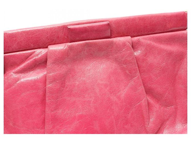 Miu Miu Second Bag Clutch Handbag Pink - Ansicht 12
