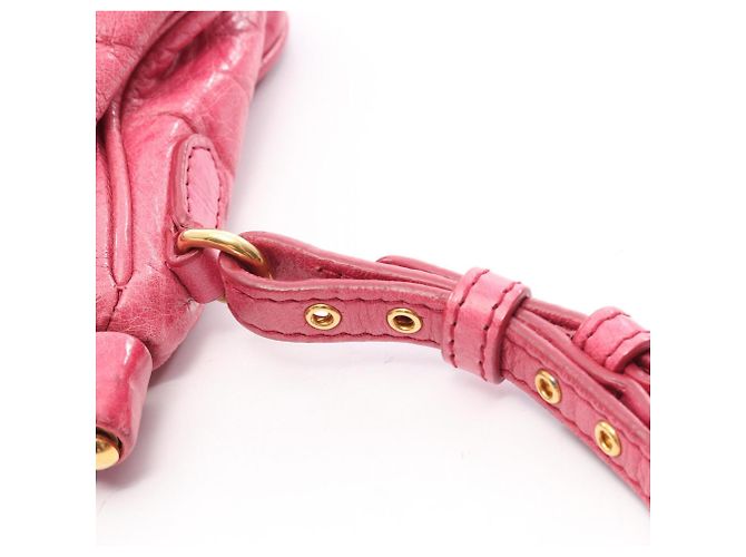 Miu Miu Second Bag Clutch Handbag Pink - Ansicht 14