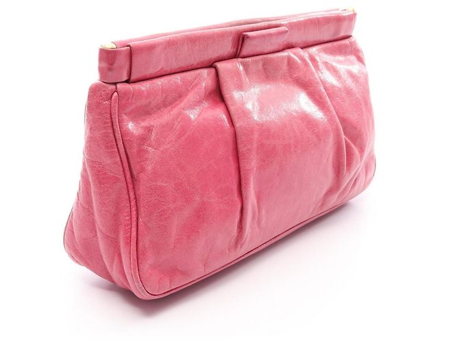 Miu Miu Second Bag Clutch Handbag Pink - Ansicht 2