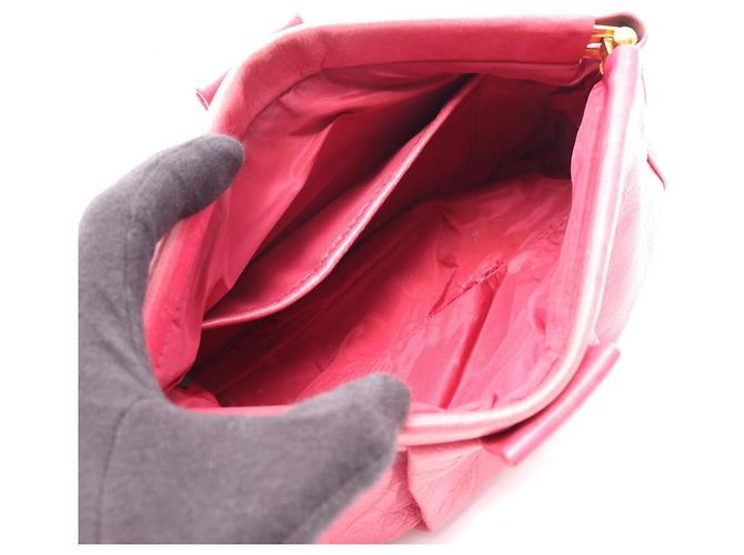 Miu Miu Second Bag Clutch Handbag Pink - Ansicht 3