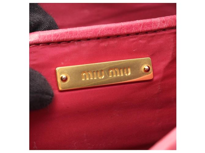Miu Miu Second Bag Clutch Handbag Pink - Ansicht 4