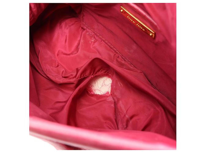 Miu Miu Second Bag Clutch Handbag Pink - Ansicht 7