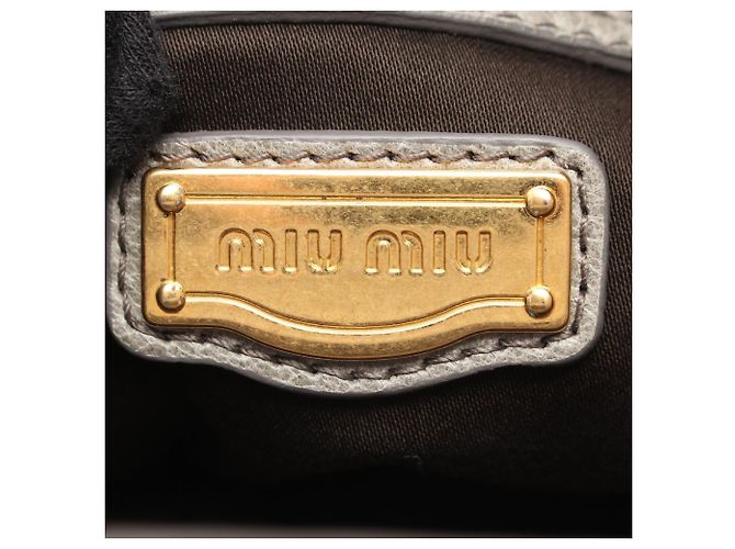 Borsa 2-Way Miu Miu Nappa Charm Verde - vista 4