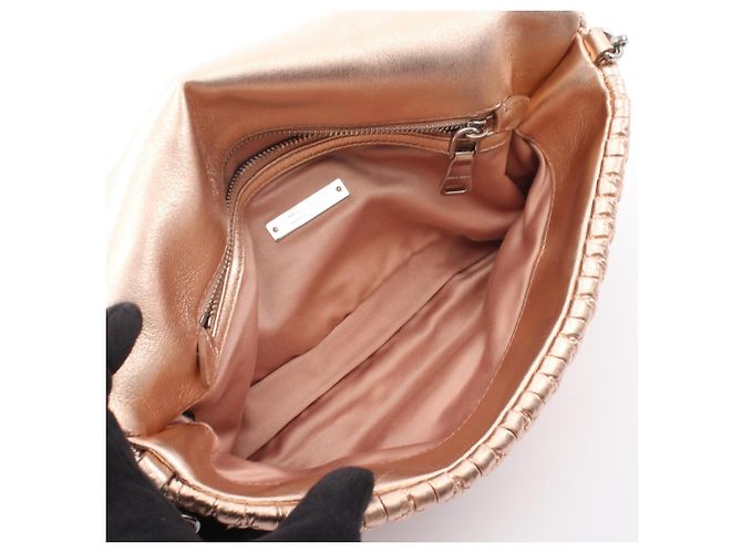 Borsa a tracolla 2-Way Miu Miu NAPPA CRYSTAL Matelassé D'oro - vista 3
