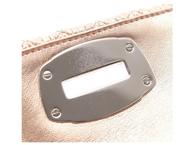 Borsa a tracolla 2-Way Miu Miu NAPPA CRYSTAL Matelassé D'oro - vista 5