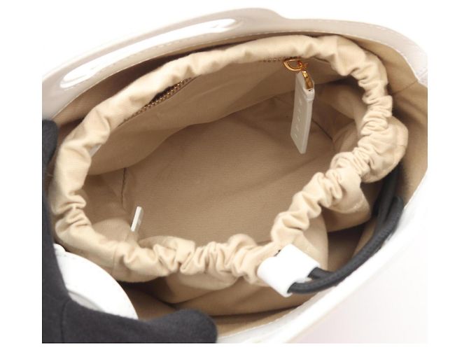 Borsa Cesto Marni Tropicalia Bianco Beige - vista 3