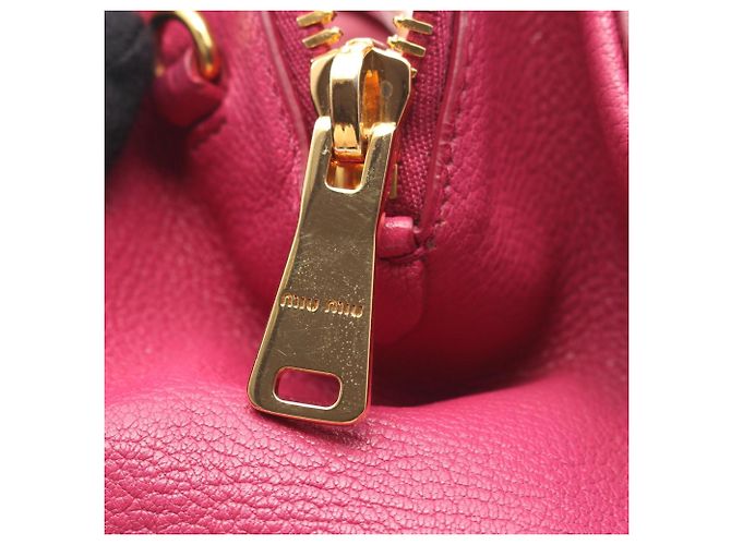 Bolso 2-Way Miu Miu Madras Rosa - vista 8
