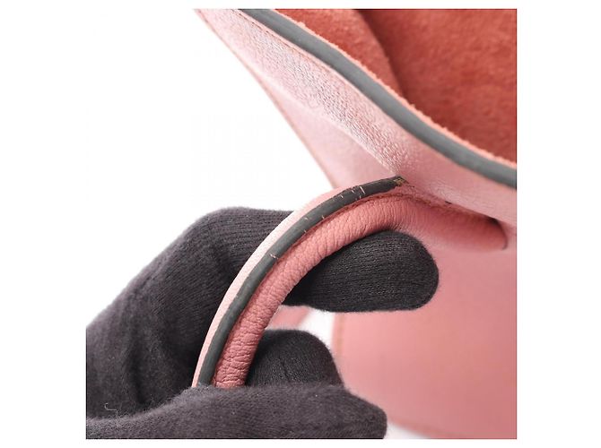 Borsa a mano Miu Miu in pelle rosa - vista 5