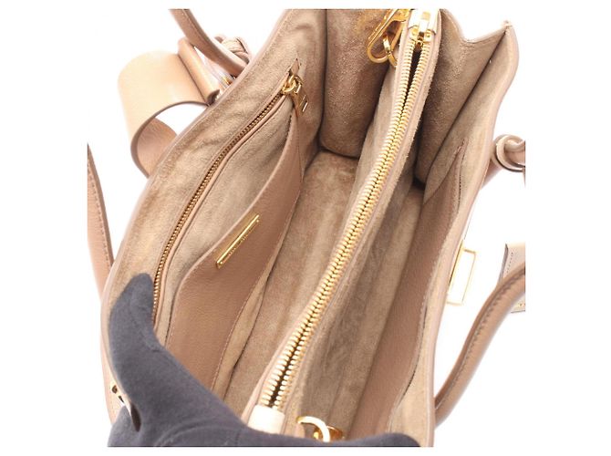 Miu Miu Madras 2-Way Handtasche Pink Beige - Ansicht 3