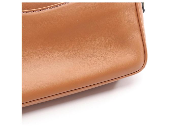 Borsa a mano 2-Way Miu Miu CRM FINE CALF Penny Marrone - vista 6