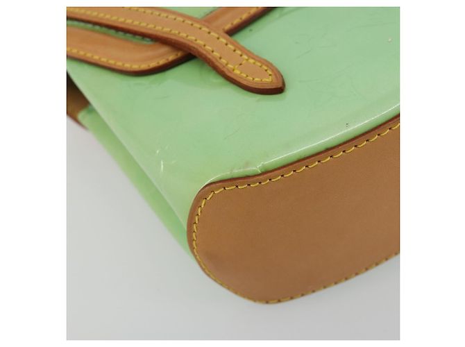 LOUIS VUITTON Vernis Biscayne Bay PM Shoulder Bag Peppermint M91289 Auth ep15577 Green - view 11