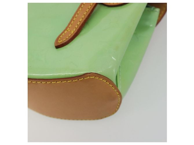 LOUIS VUITTON Vernis Biscayne Bay PM Shoulder Bag Peppermint M91289 Auth ep15577 Green - view 12