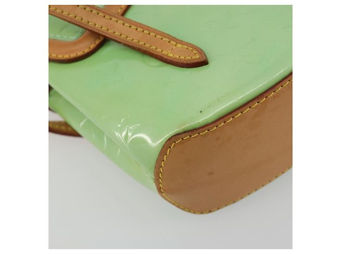 LOUIS VUITTON Vernis Biscayne Bay PM Shoulder Bag Peppermint M91289 Auth ep15577 Green - view 13