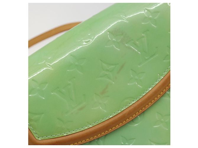 LOUIS VUITTON Vernis Biscayne Bay PM Shoulder Bag Peppermint M91289 Auth ep15577 Green - view 15