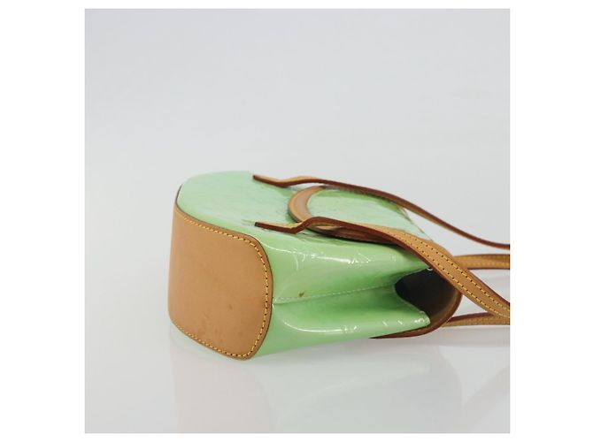 LOUIS VUITTON Vernis Biscayne Bay PM Shoulder Bag Peppermint M91289 Auth ep15577 Green - view 4