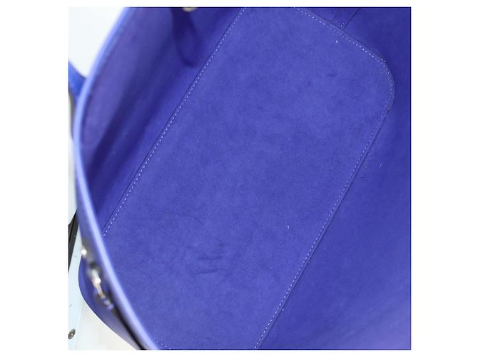 Borsa Tote LOUIS VUITTON Epi Neverfull MM Purple Fig M40883 LV Auth mr2592V Porpora Viola scuro - vista 11