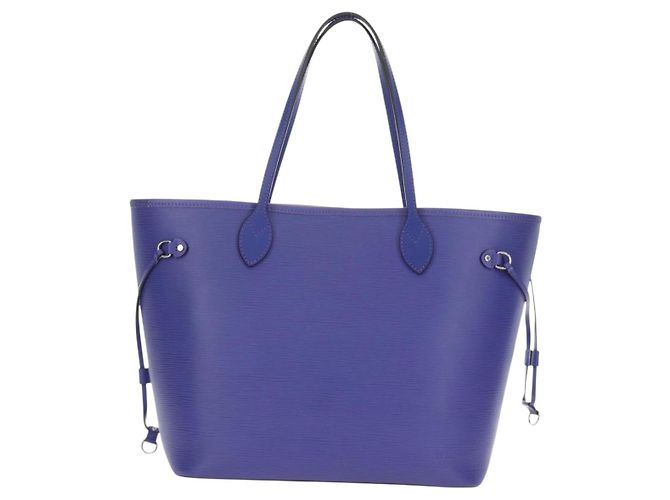 Borsa Tote LOUIS VUITTON Epi Neverfull MM Purple Fig M40883 LV Auth mr2592V Porpora Viola scuro - vista 13