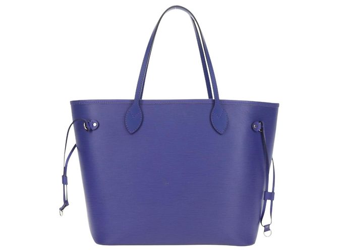 Borsa Tote LOUIS VUITTON Epi Neverfull MM Purple Fig M40883 LV Auth mr2592V Porpora Viola scuro - vista 2