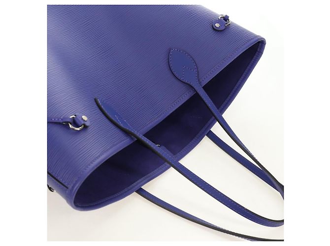 Borsa Tote LOUIS VUITTON Epi Neverfull MM Purple Fig M40883 LV Auth mr2592V Porpora Viola scuro - vista 7