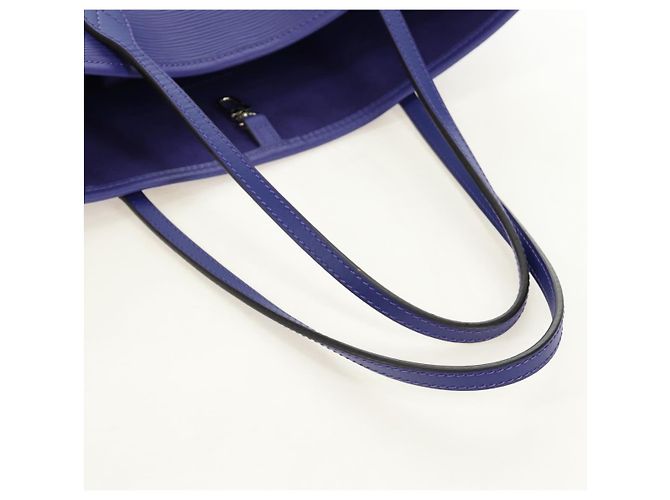 Borsa Tote LOUIS VUITTON Epi Neverfull MM Purple Fig M40883 LV Auth mr2592V Porpora Viola scuro - vista 8