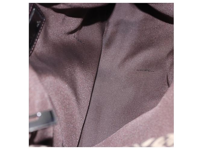 Sac à main FENDI Zucchino Canvas Marron Auth ka5289 - vue 17