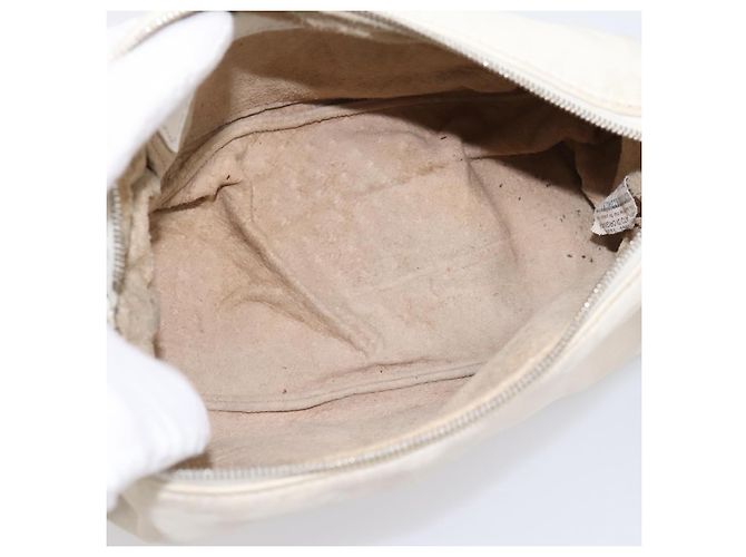 Borsa a tracolla BOTTEGA VENETA in pelle White Gold Auth 201972 Bianco D'oro - vista 16