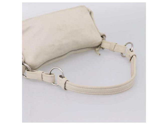 Borsa a tracolla BOTTEGA VENETA in pelle White Gold Auth 201972 Bianco D'oro - vista 7